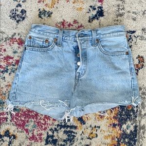 Levi’s Wedgie High Waisted Denim Shorts